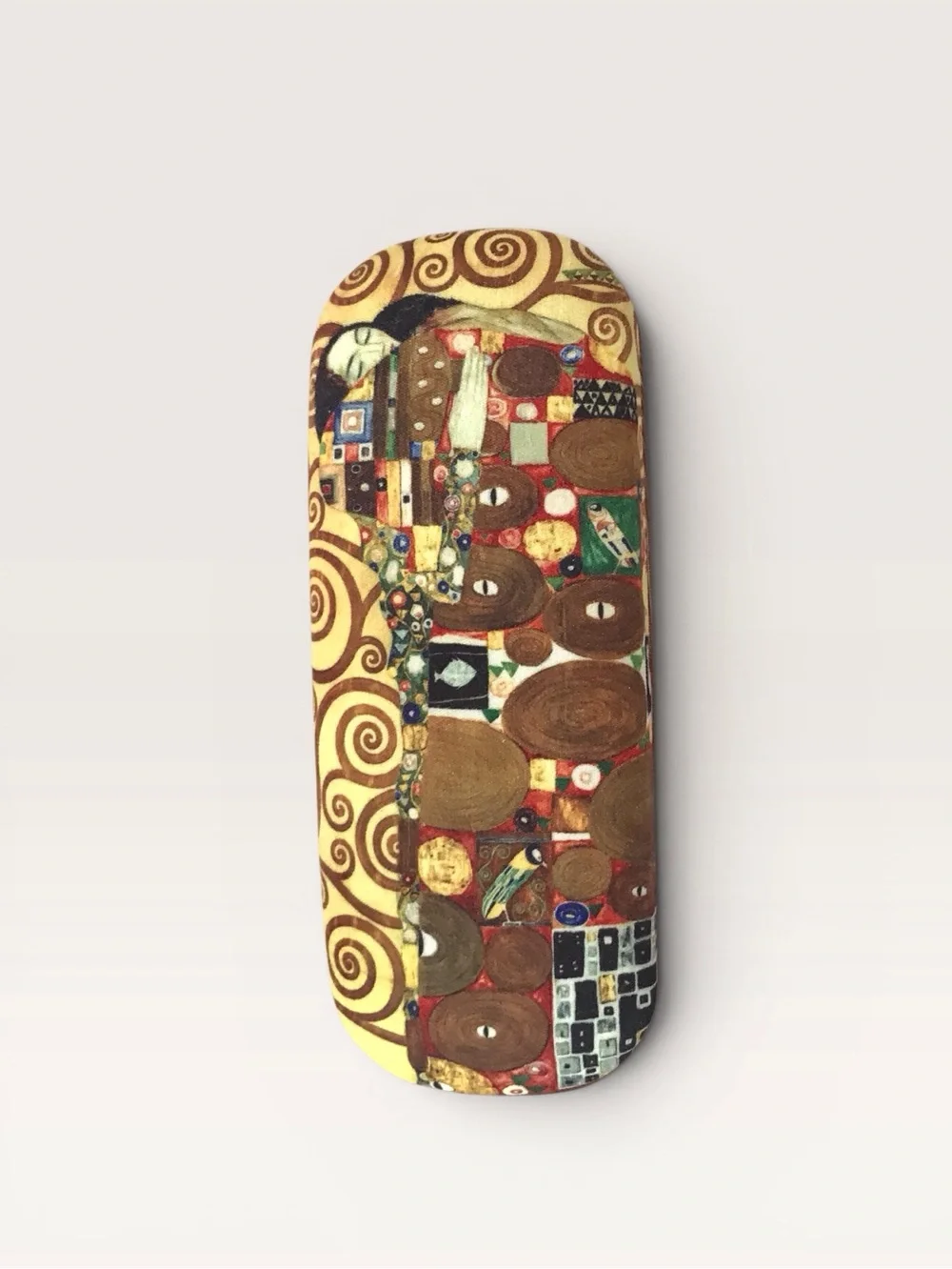 Gustav Klimt Fulfillment Art Eyeglass Case Hard Shell Art Nouveau Style